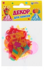 Набор топперов «С Днём Рождения. Тортик» (10 шт) - Фото 2