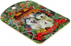 Доска разделочная «Счастья в дом» (19,5х27,5 см) - Фото 1