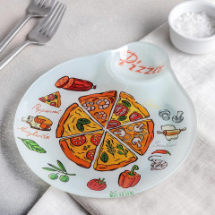 Блюдо с соусником «Пицца» - Фото 1