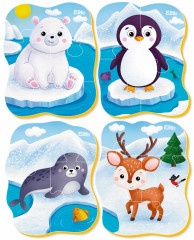 Пазл мягкий «Животные Севера» - Фото 1