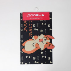 Коврик влаговпитывающий придверный «Корги» - Фото 6