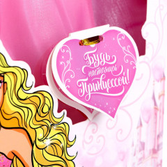 Кукла шарнирная с открыткой «Маленькой принцессе» - Фото 1