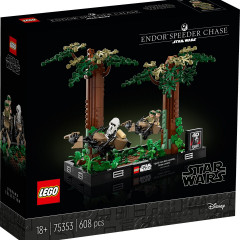 Конструктор Star Wars: Звездные войны 75353 Погоня на Эндоре. Endor™ Speeder Chase Diorama - Фото 2