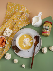 Суп-пюре с фрикадельками из индейки и цветной капусты - Фото 4