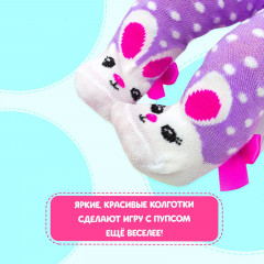 Колготки для пупса «Пушистый зайчик» - Фото 3