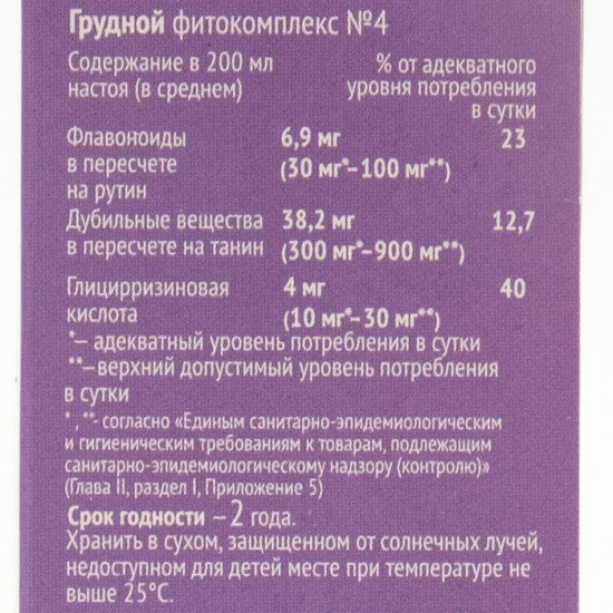Фитокомплекс грудной