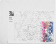 Картина по номерам «Аниме. Девушка с гитарой» - Фото 1