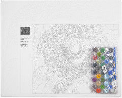 Картина по номерам «Глаз попугая» - Фото 2