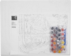 Картина по номерам «Пара на закате» - Фото 2