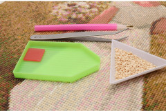 Мозаика алмазная «Девочка с цветами» - Фото 3