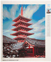 Мозаика алмазная «Буддийский храм в Токио» - Фото 1