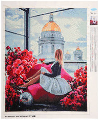 Мозаика алмазная «Свидание на крыше с видом на Исаакиевский собор» - Фото 1