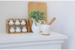 Ступка для специй с пестиком на подставке - Фото 7