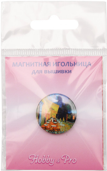 Игольница магнитная «Ночная терраса кафе»
