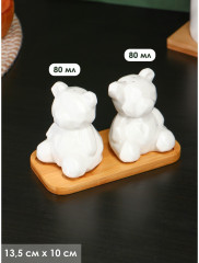 Набор для специй на подставке «Медведи» - Фото 1