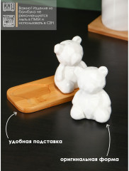 Набор для специй на подставке «Медведи» - Фото 2