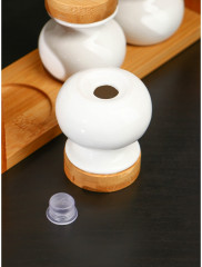 Набор банок для специй на подставке - Фото 5