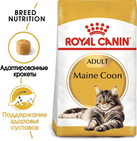 Корм для кошек породы мейн-кун