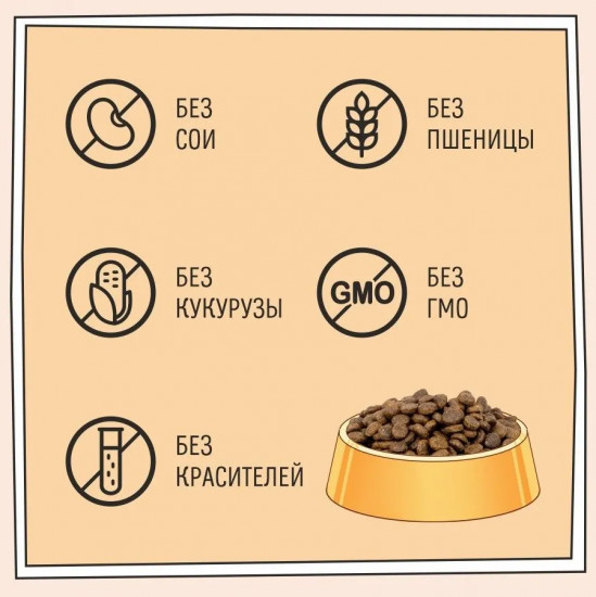 Корм для кошек для здоровья кожи и шерсти «Индейка с ягнёнком»