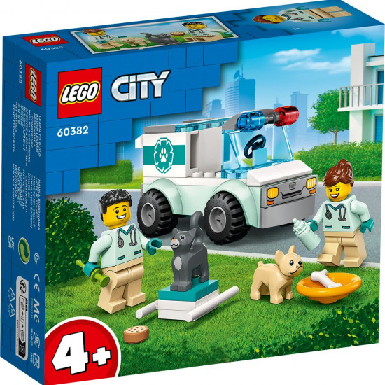 Конструктор LEGO® 60382 Автомобиль для спасения животных