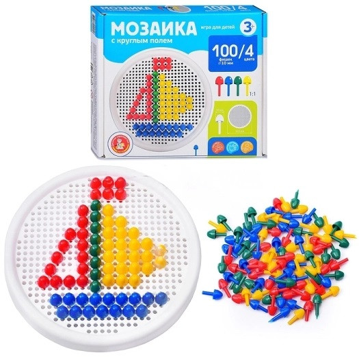 Мозаика с круглым полем