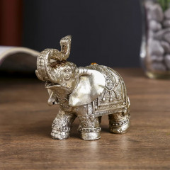 Набор сувениров «Семь слонов в попонах с пышным цветком» - Фото 2