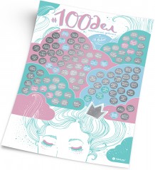 Постер интерактивный #100 дел TrueGirl edition - Фото 8