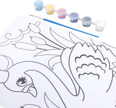 Набор для творчества. Раскраска с блестками «Лебедь» - Фото 4