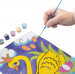 Набор для творчества. Раскраска с блестками «Лебедь» - Фото 5