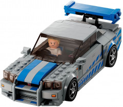 Конструктор Speed Champions 76917 Форсаж 2 Nissan Skyline GT-R (R34) - Фото 7