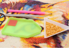 Мозаика алмазная «Солнечный кот» - Фото 3