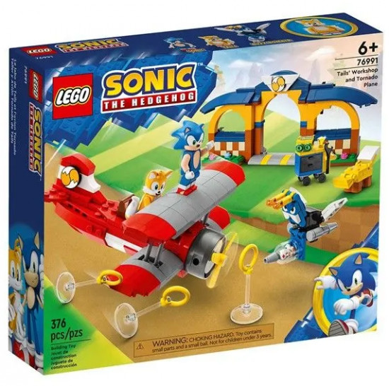 Конструктор LEGO® 76991 Мастерская Тейлза и cамолёт Торнадо