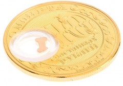 Монета новогодняя «Счастья и достатка!» - Фото 2