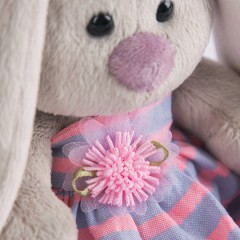 Зайка Ми в платье в полоску, 15 см - Фото 2