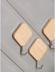 Крючки самоклеящиеся «Деревянные ромбы» - Фото 2