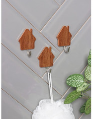 Крючки самоклеящиеся «Деревянные домики» - Фото 1