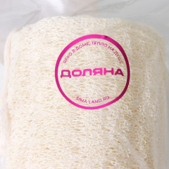 Люфа-мочалка для тела натуральная - Фото 5