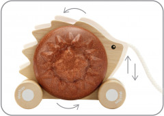 Игрушка-каталка «Ёж» - Фото 4