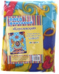 Плед «Королевский» (флис, 80х100 см) - Фото 1