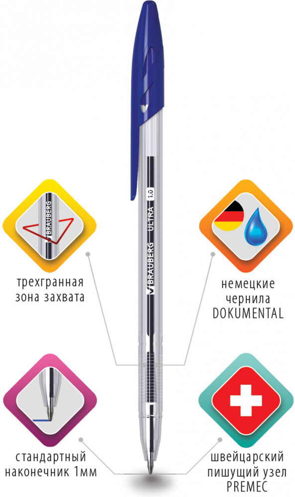 Ручка шариковая | Brauberg | Фото 1