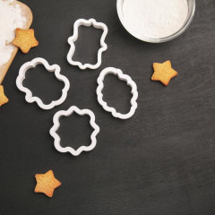 Набор выемок для марципана и теста «Рамки» - Фото 1