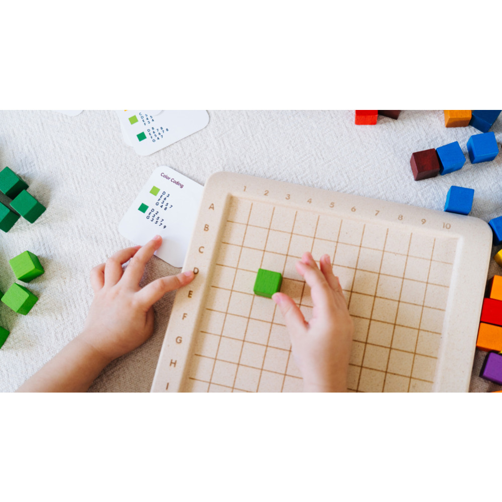 Набор кубиков «Счёты-мозаика» | Learning and education | Plan Toys | Фото 5