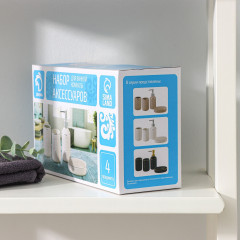 Набор аксессуаров для ванной комнаты «Soul» - Фото 4