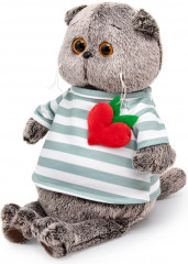 Игрушка мягкая «Басик с сердцем из фетра» - Фото 1