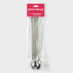 Набор ложек-трубочек барных «Витые» - Фото 4