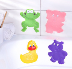 Набор мини-ковриков в ванну на присосках «Зоопарк» - Фото 1