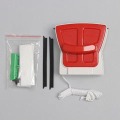 Щётка для мытья окон с двух сторон магнитная с водосгоном и скребком - Фото 5