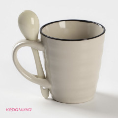 Кружка с ложкой «Ноель» - Фото 1