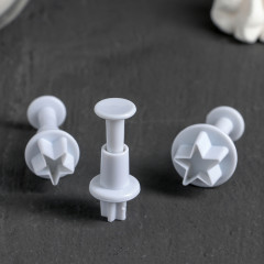 Набор плунжеров кондитерских «Звёздочка» - Фото 2