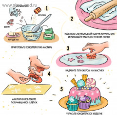 Набор плунжеров кондитерских «Листва» - Фото 3